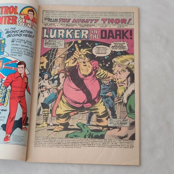 The Mighty Thor 256 Marvel Comics 1977 VG 4.0 John Buscema - Picture 3 of 12